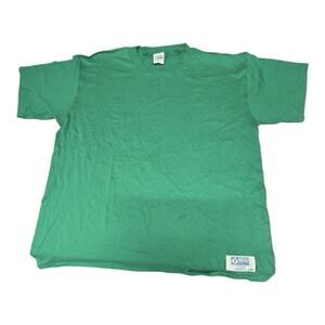 NWT Vintage Discus Athletic Cotton Green 2XL Single Stitch Blank T-Shirt USA
